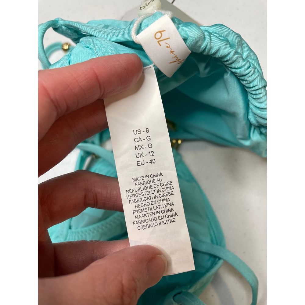 Sunshine 79 Women's Over The Shoulder Bralette Bikini Swimsuit Top, 8 - Picture 5 of 6